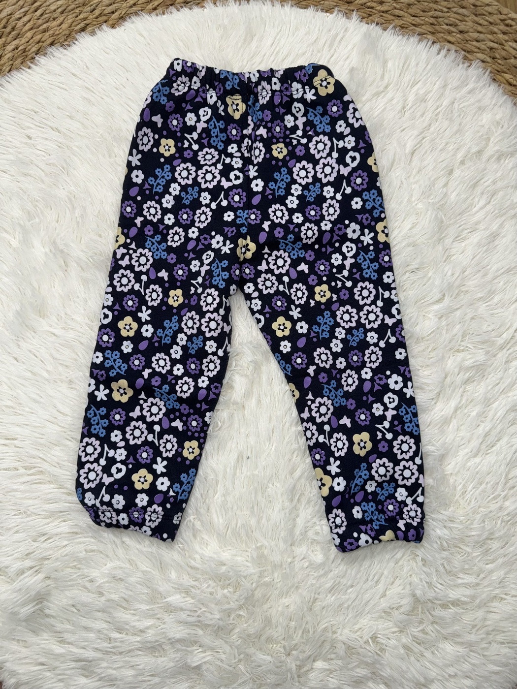 Navy Butterfly 3-Piece Set - Baby Girl (Elephant Onesie)-24M