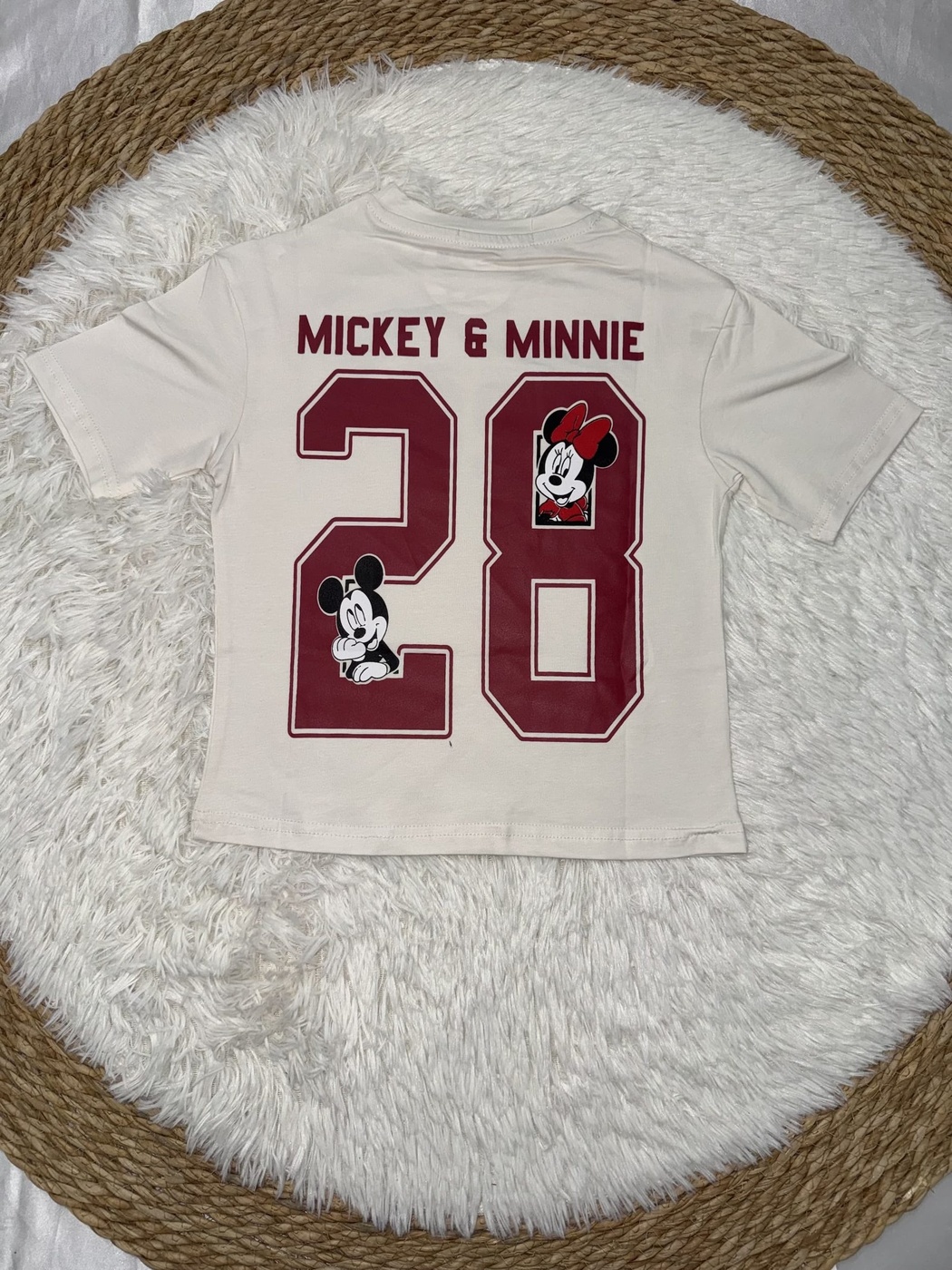 Mickey Mouse White and Red Set - Girl (Back Graphic)-06