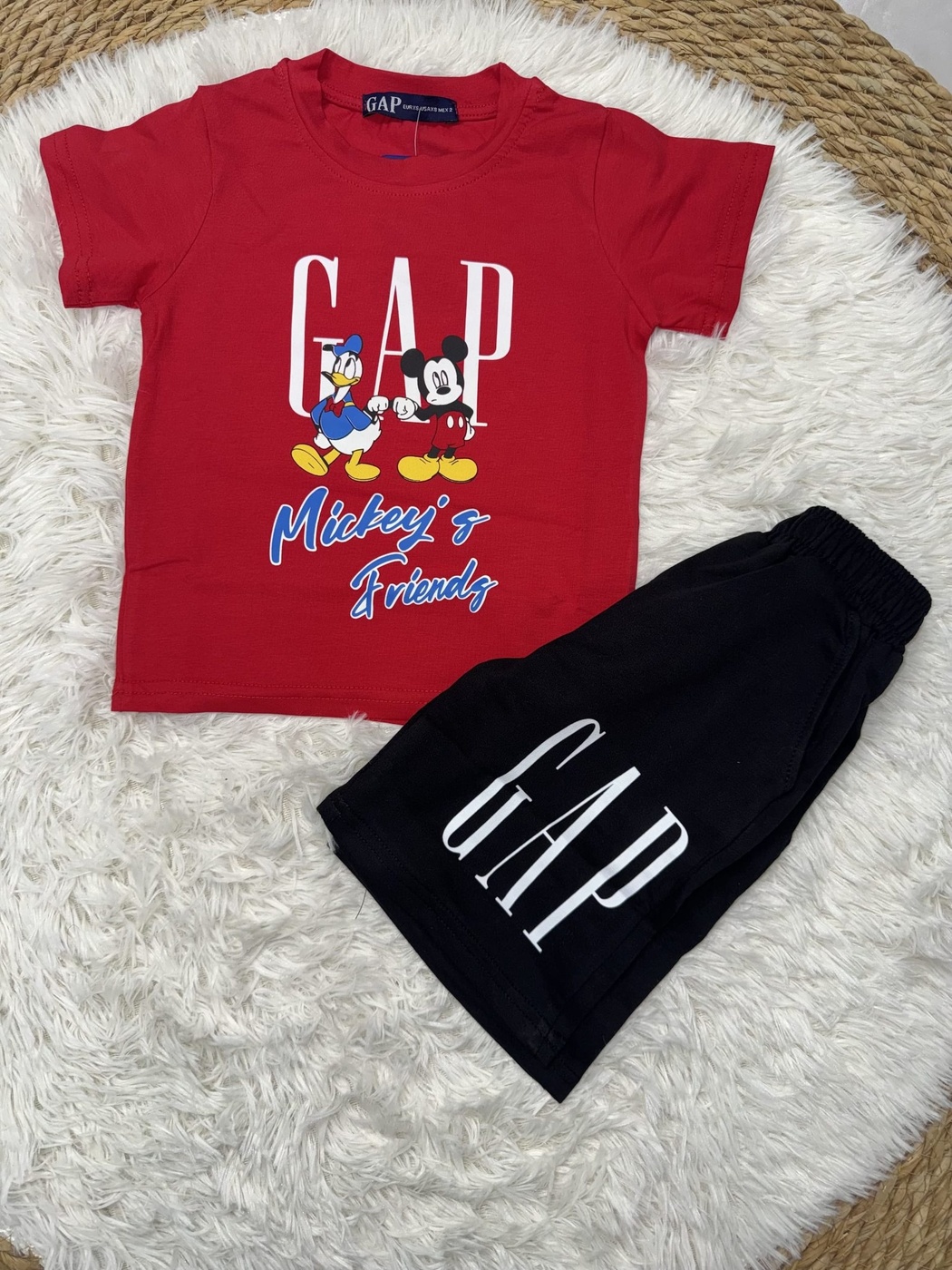 GAP Mickey Mouse Red Set - Boy (Back Graphic)-08