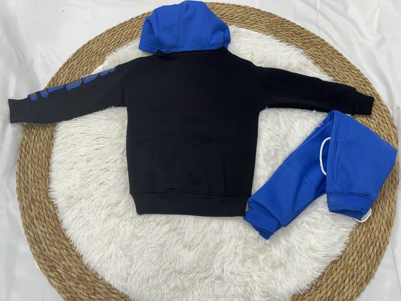 Sonic The Hedgehog Set Black & Royal Blue - Boy (Neon Outline Print)-06