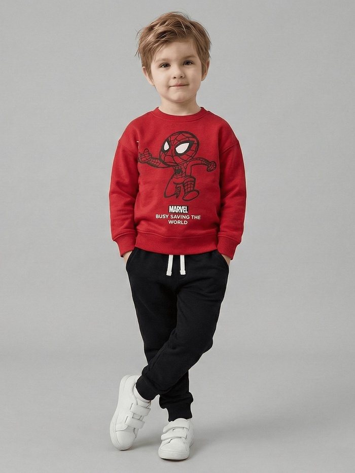 Spider-Man Set Red & Black - For Boys (Busy Saving The World)