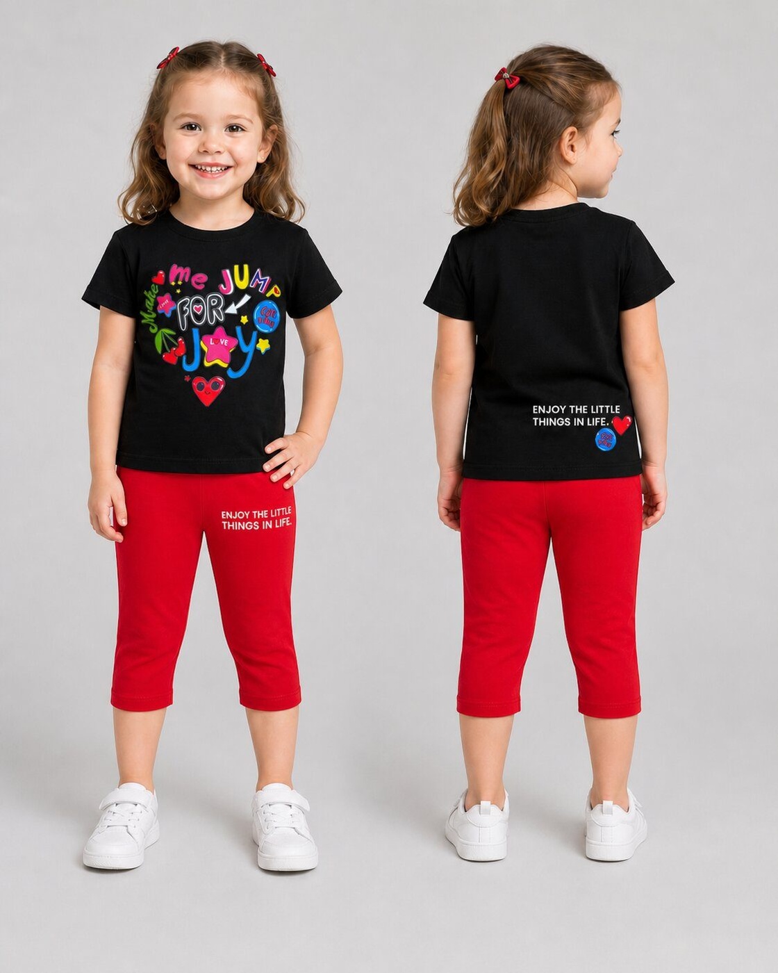 Jump for Joy Black Set - Girl (Front Text Graphic)-02