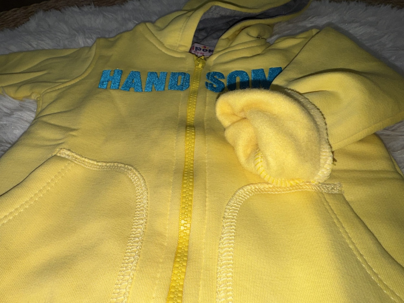 Handsome Yellow 3-Piece Set - Baby Boy (Striped Body)-12M
