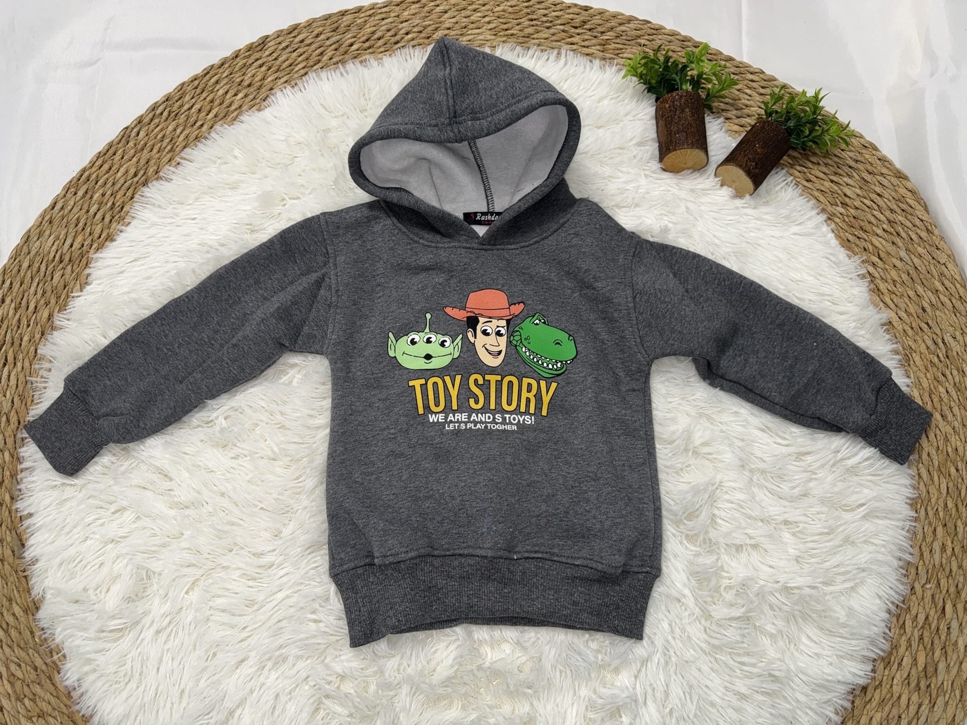 Toy Story Hoodie Dark Grey - Boy (Boxed Characters Back)-06
