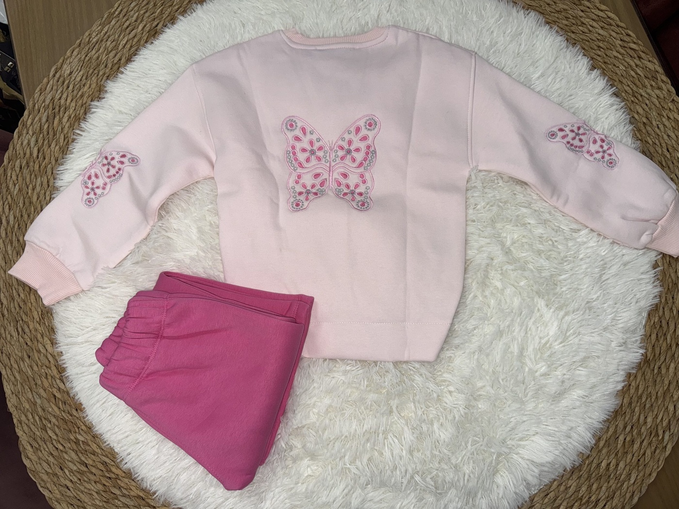 Butterfly Pink Set - Girl (Back Detail)-04
