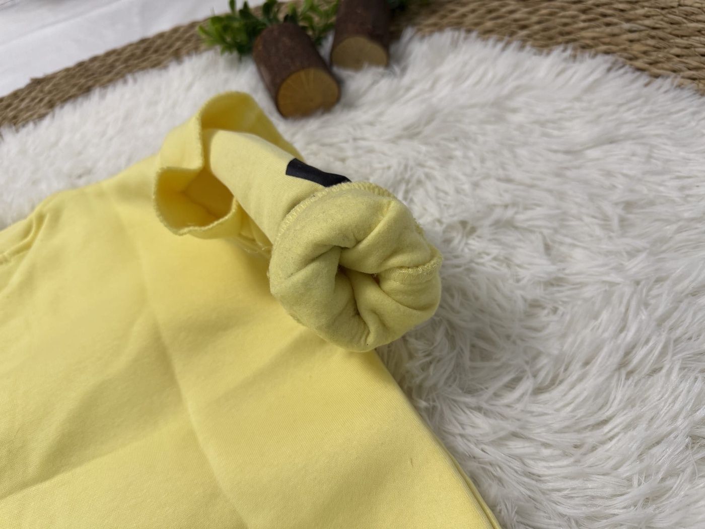 Minnie Mouse Sweatshirt Yellow - Girl (Big MINNI Letters)-05