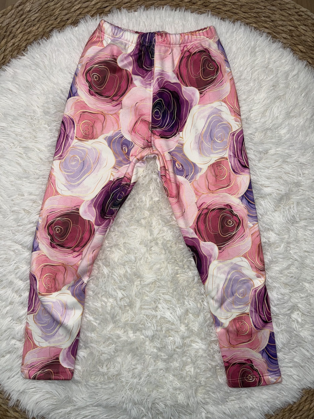 Love Flower Pink Set - Girl (Rose Pattern Pants)-14