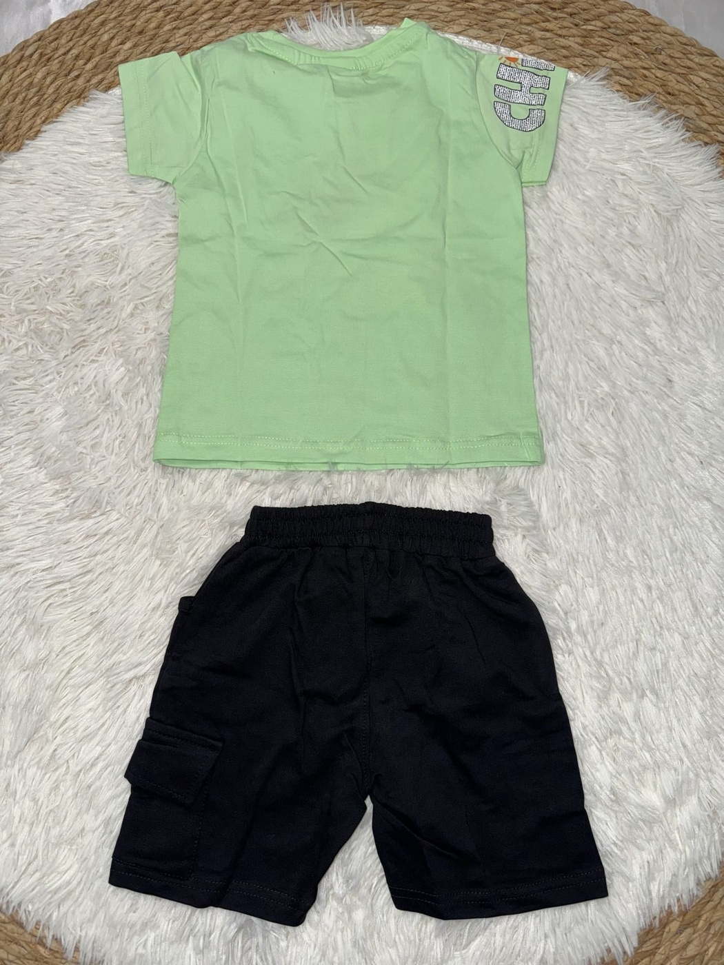 Summer Green Shorts Set - Boy (Surf Graphic)-6-9M