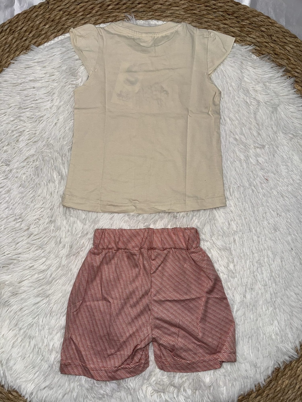 Bloom Pink Shorts Set - Girl (Floral Lettering)-6-9M
