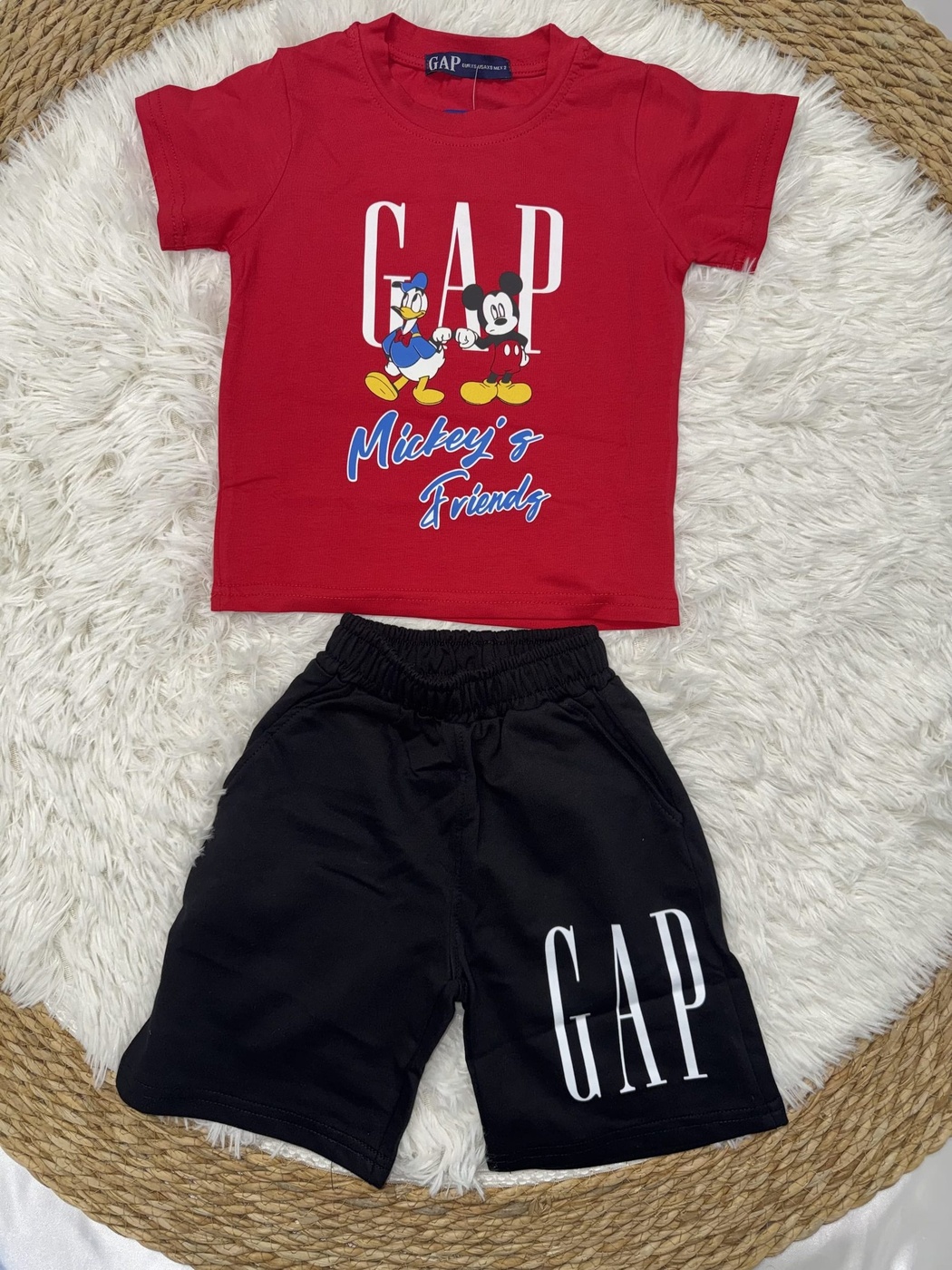 GAP Mickey Mouse Red Set - Boy (Back Graphic)-08