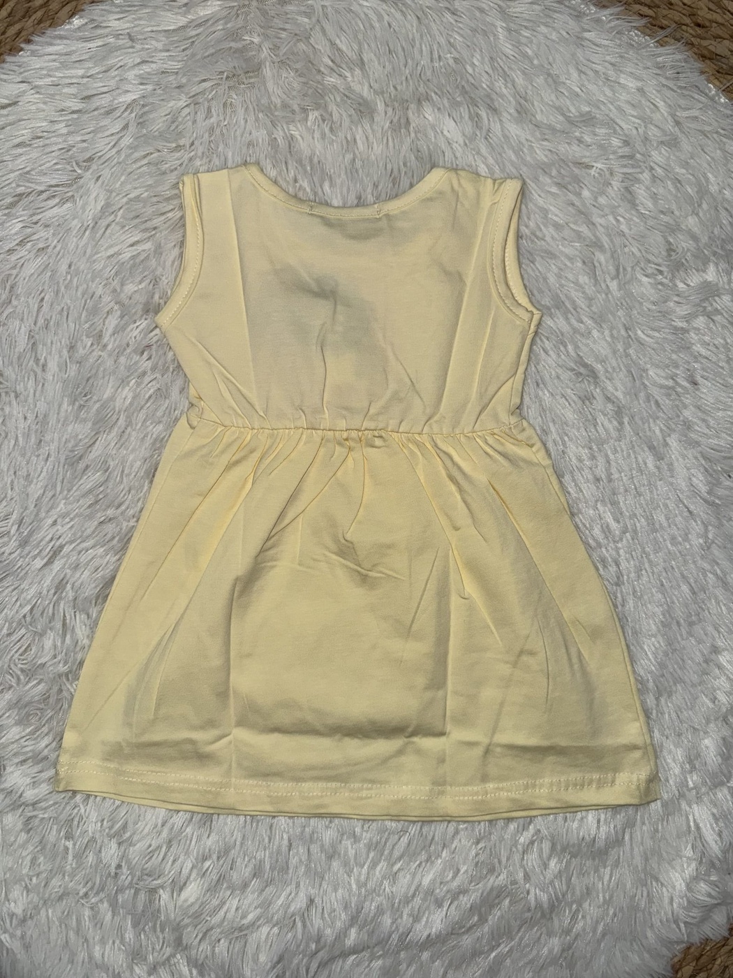 Brand Rainbow Yellow Dress - Girl (Rainbow Graphic)-06