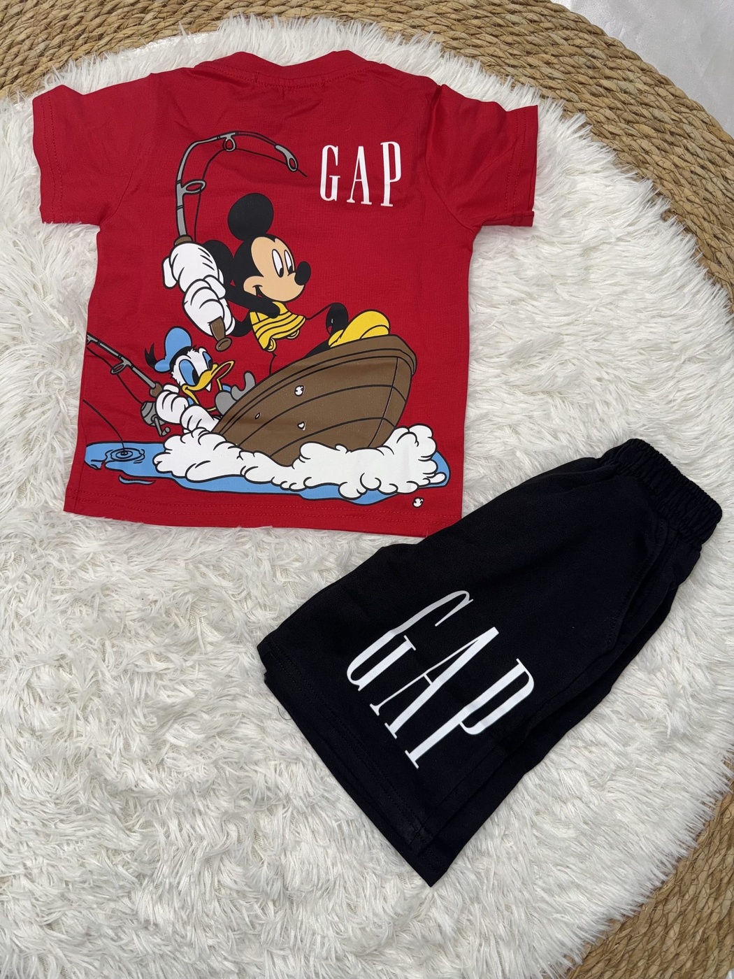 GAP Mickey Mouse Red Set - Boy (Back Graphic)-08
