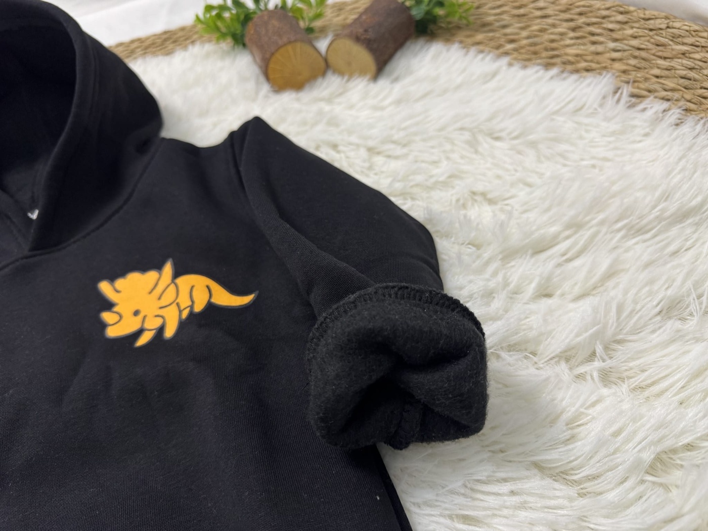 Big Dino Club Hoodie Black - Boy (Science Fair Back Print)-10