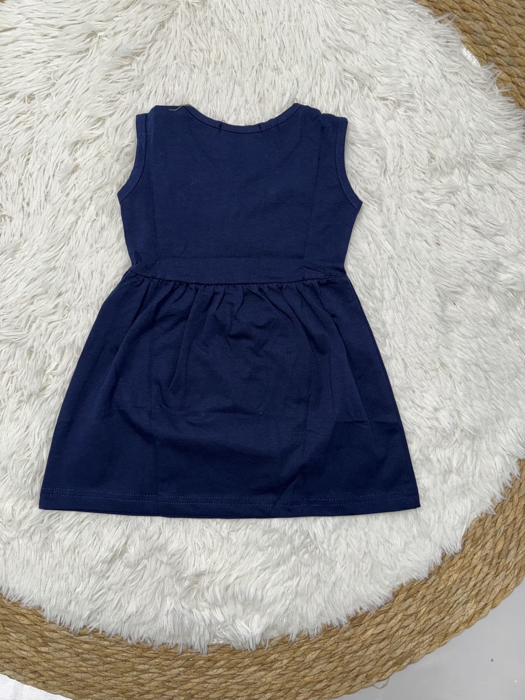 Brand Minnie Mouse Navy Dress - Girl (Front Graphic)-06