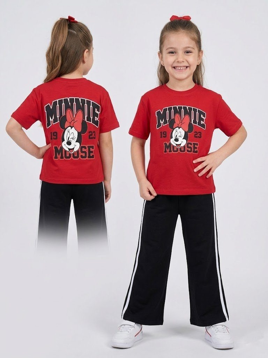 Minnie Mouse Red and Black Set - Girl (Front Graphic)-08