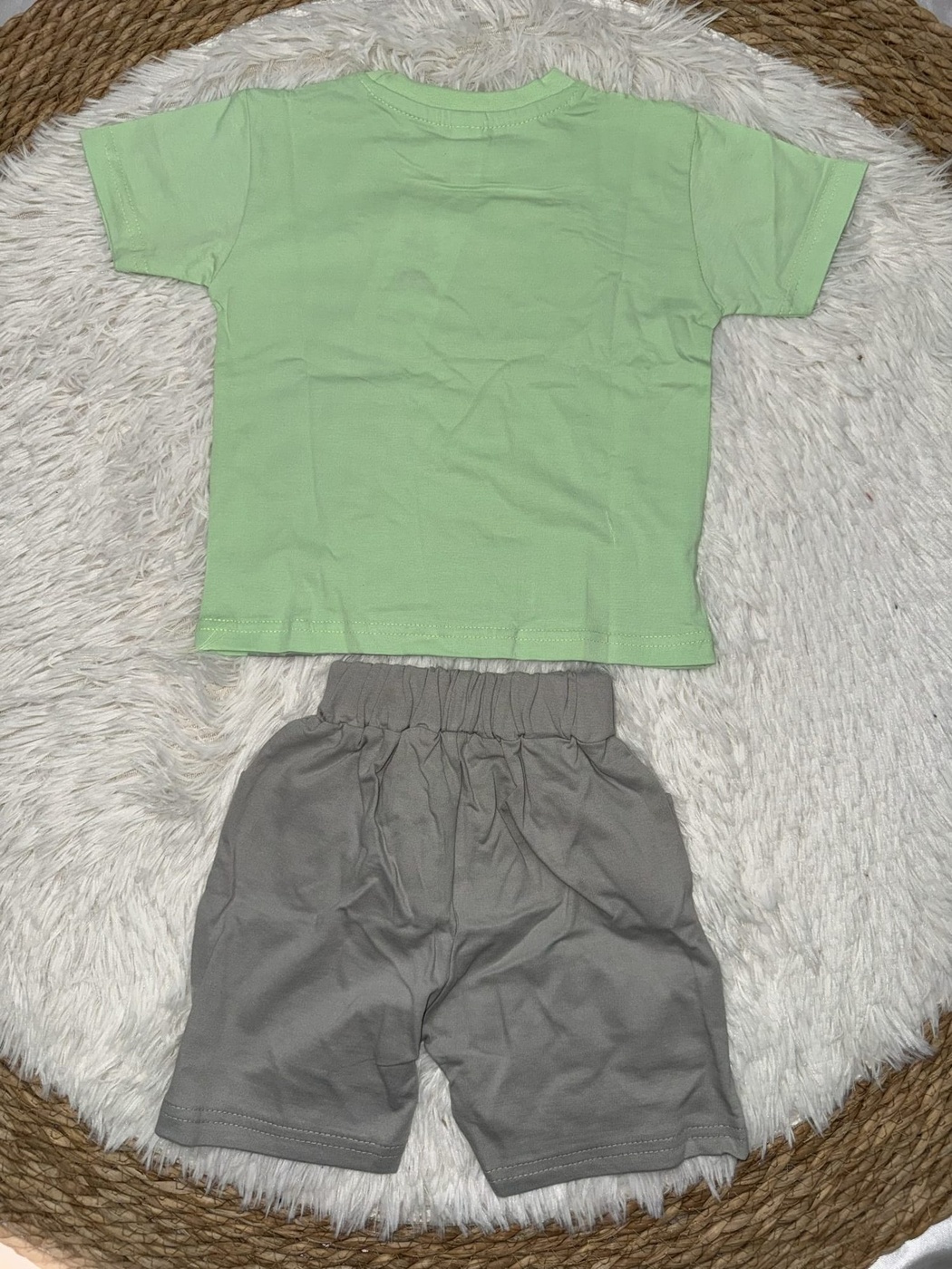 Best Girl Green Shorts Set - Girl (Best Girl Text)-6-9M