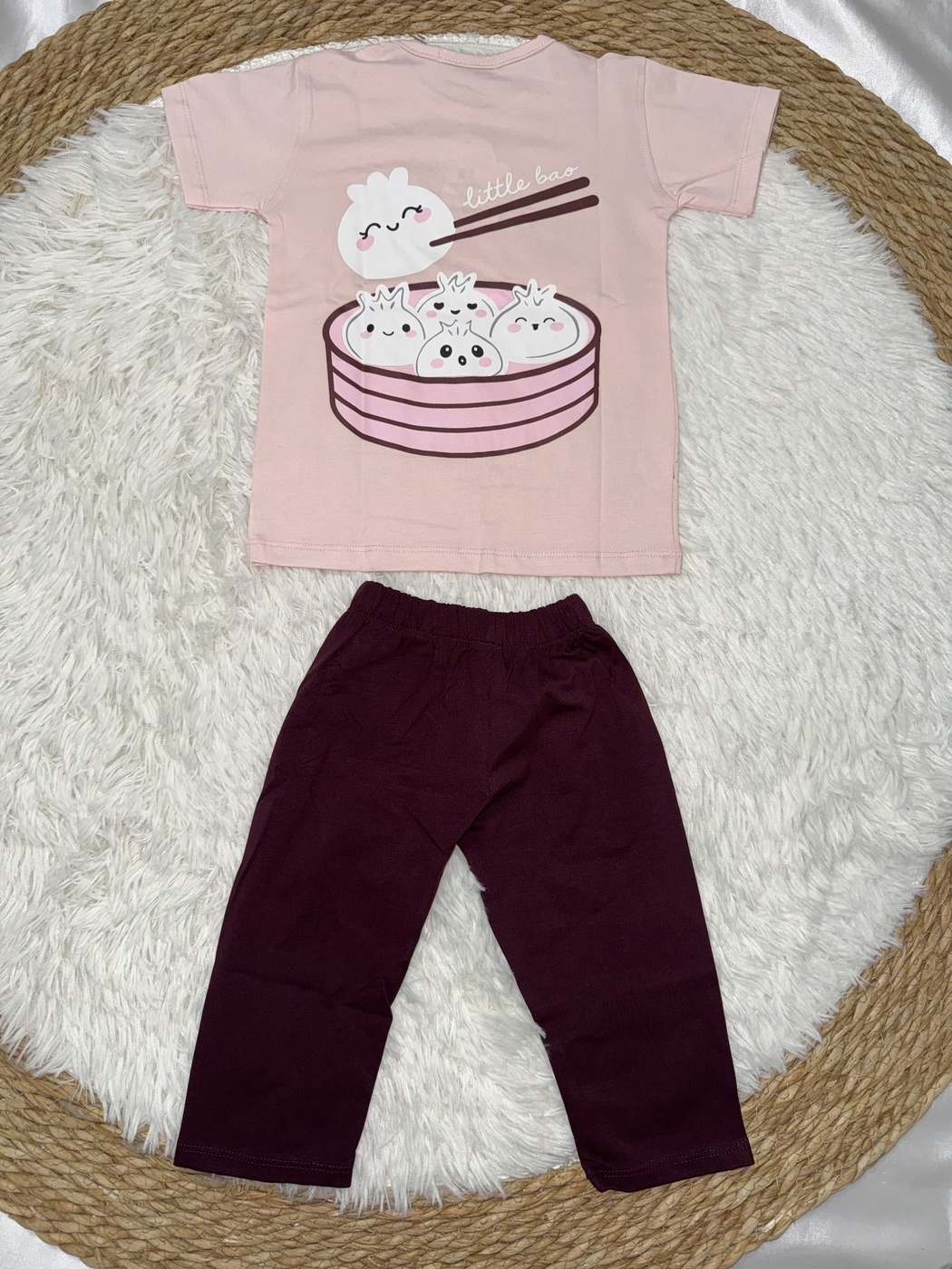 Little Bao Pink Set - Girl (Back Bowl Graphic)-02