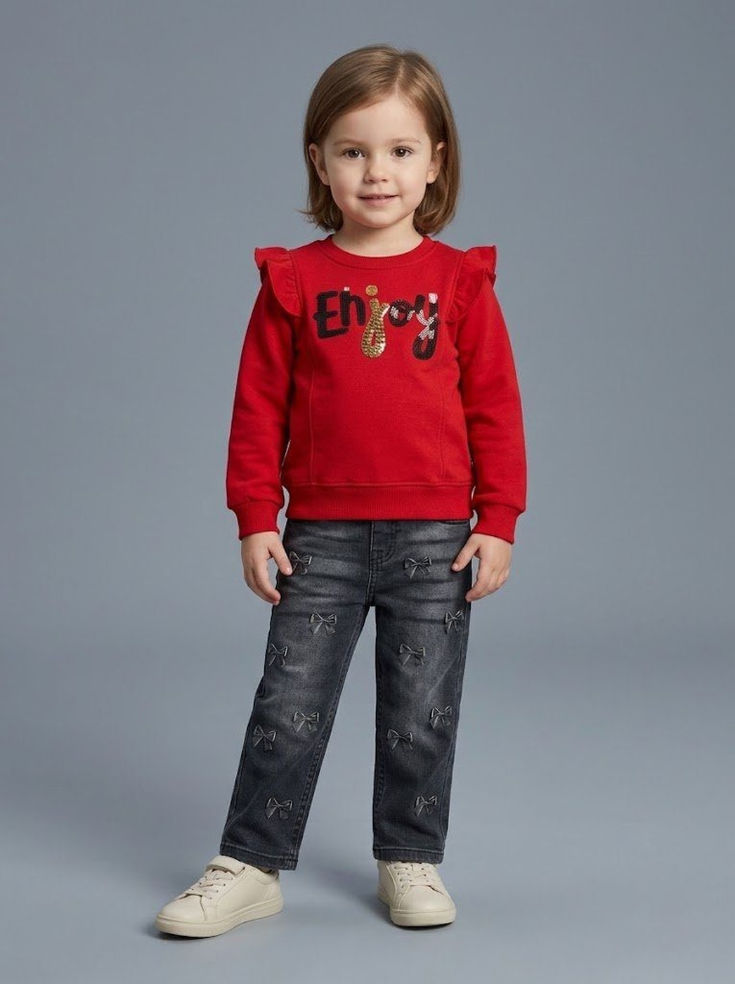 Blossom Flower Set Yellow - Girl (Dark Blue Jeans)-03