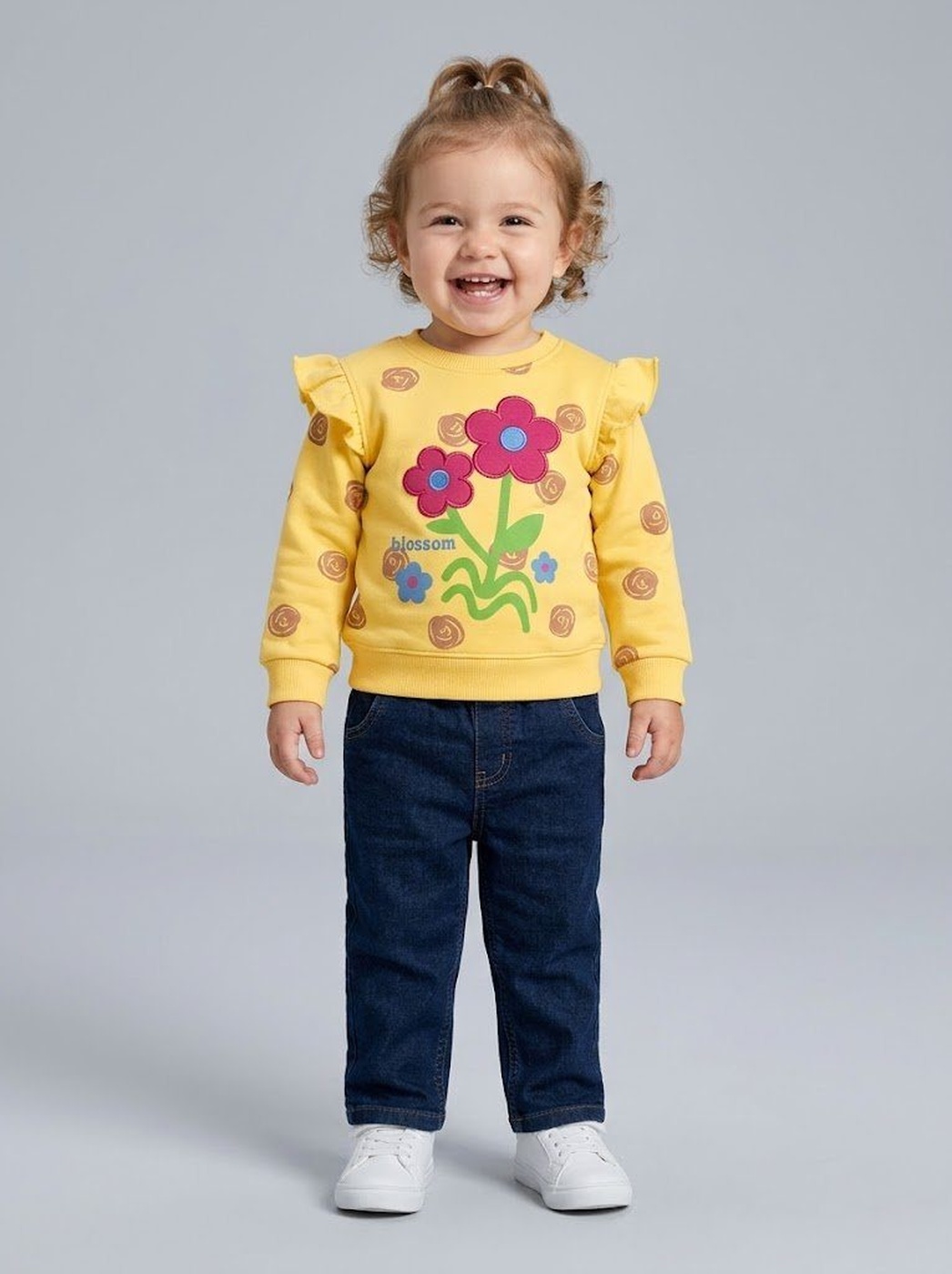 Enjoy Sparkle Set Red - Girl (Bow Pattern Black Jeans)-03