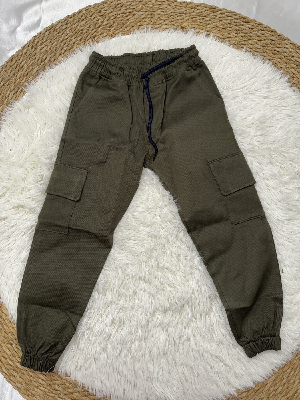 Space Explorer Set Navy - Boy (Olive Green Cargo Pants)-08