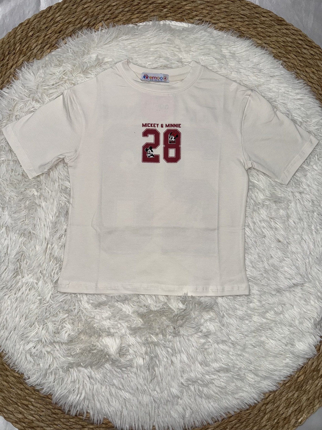Mickey Mouse White and Red Set - Girl (Back Graphic)-06