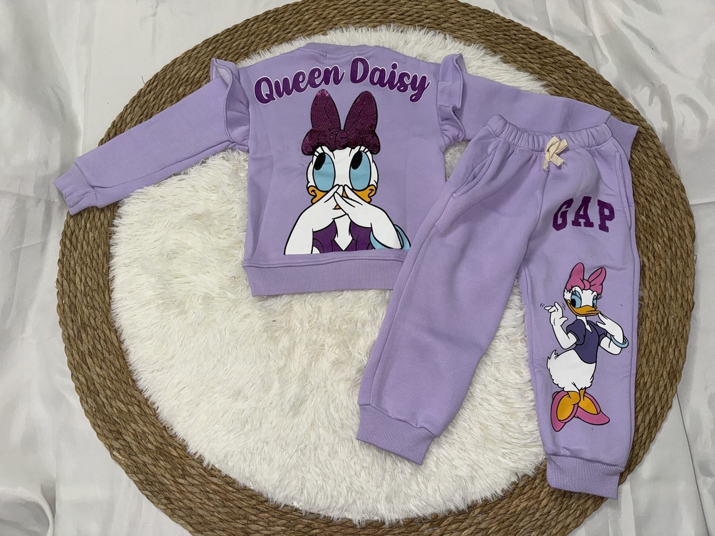 Daisy Duck Set Lavender - Girl (Queen Daisy Back)-08